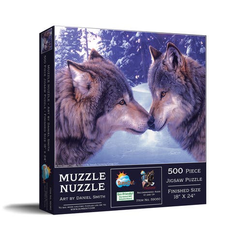 Muzzle Nuzzle 500 piece Jigsaw Puzzle for Adults