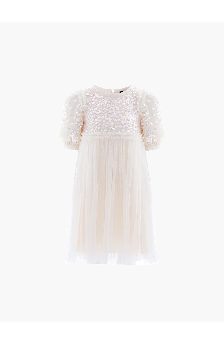 Needle & Thread Confetti Bodice Kids Dress, Alternate, color, Cream
