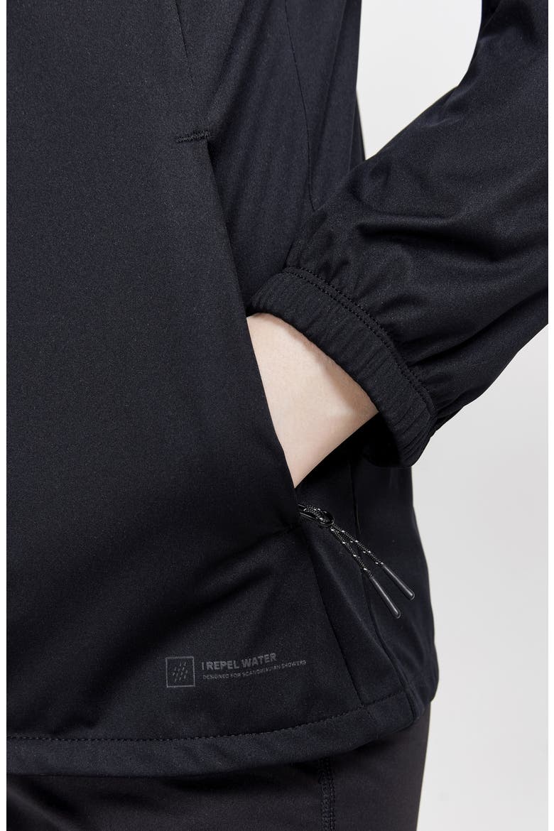 Essence Hydro Waterproof Jacket, Alternate, color, BLACK