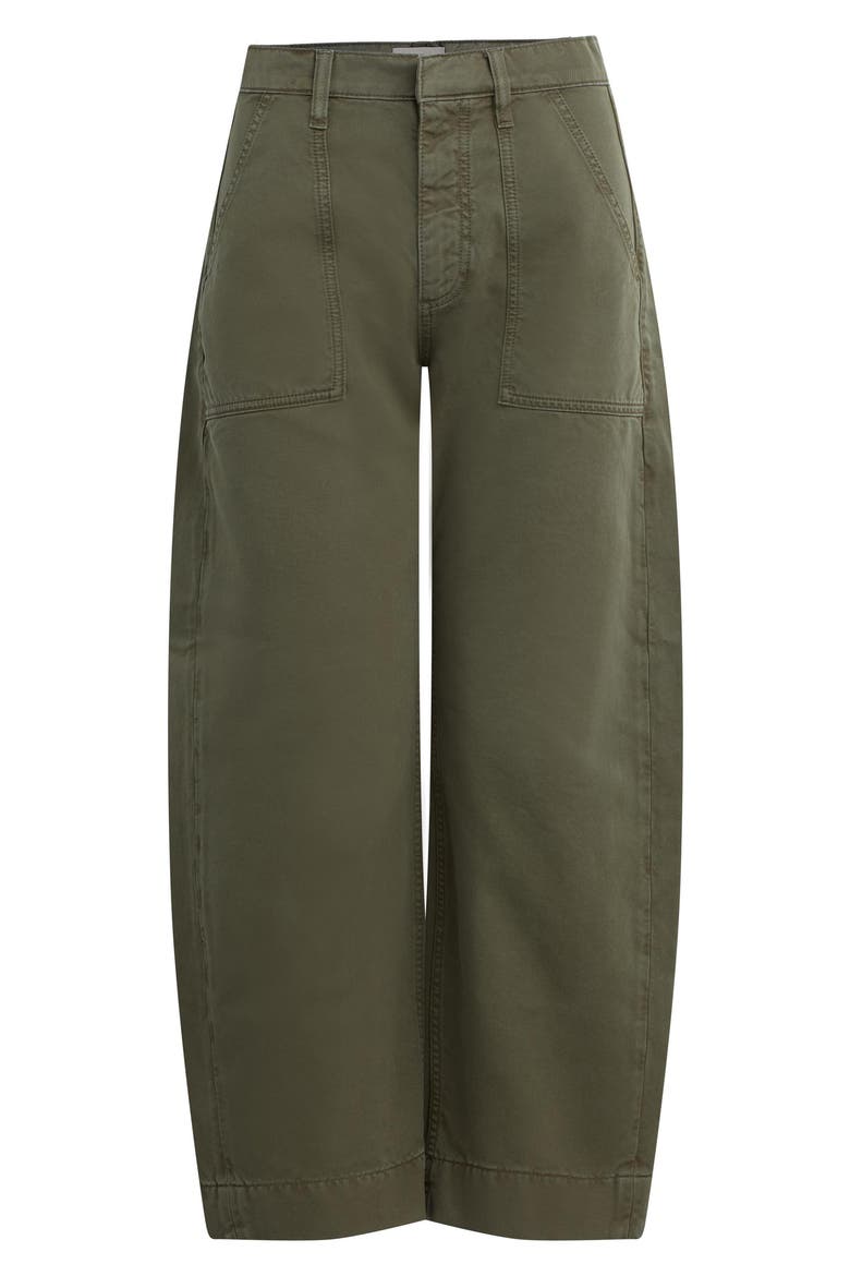 The Major Wide Leg Crop Pants, Alternate, color, ARMY