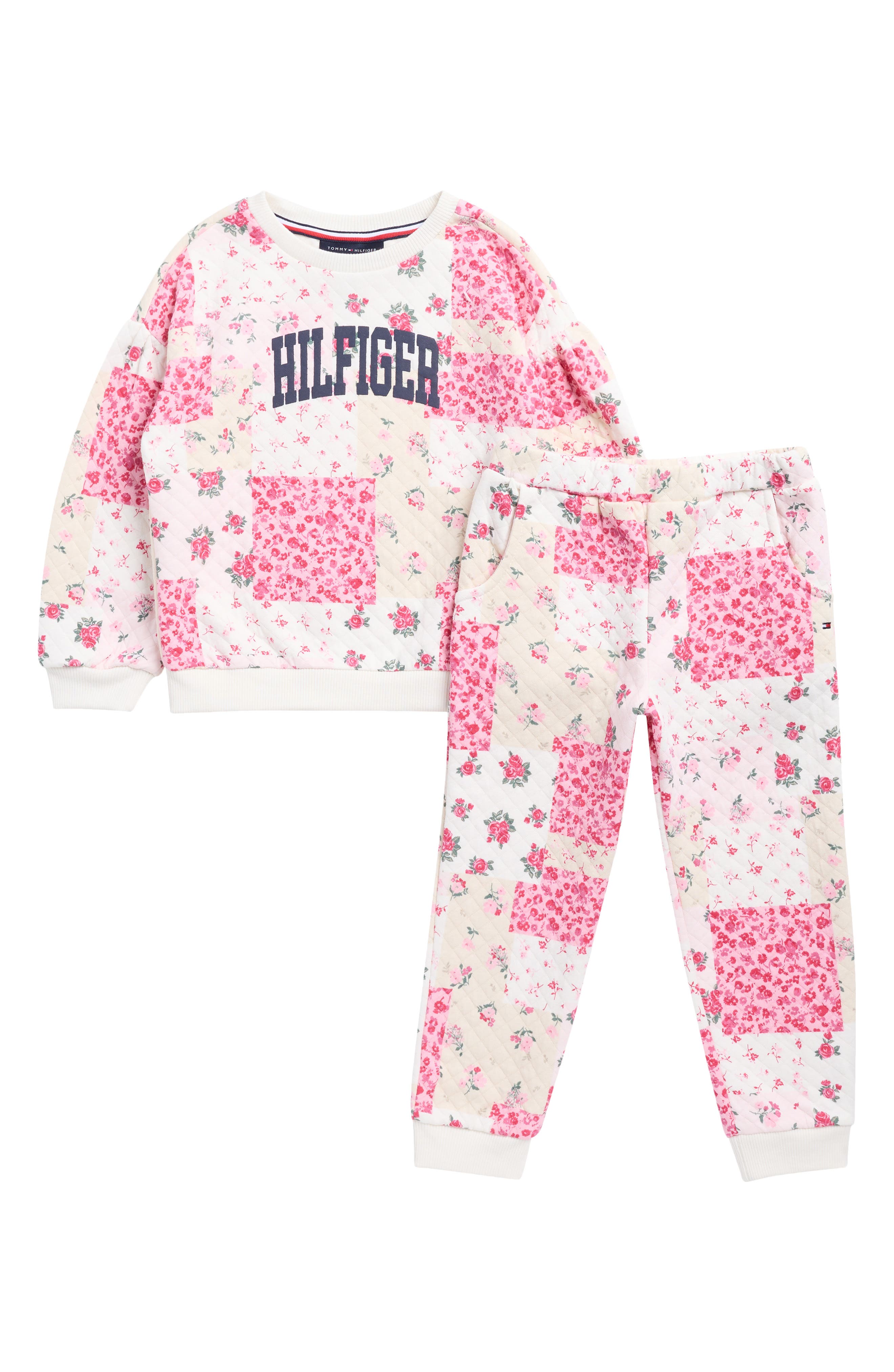 Kids' 2-Piece Quilted Sweatshirt & Pants Set