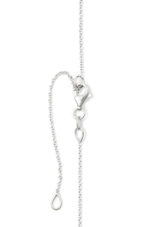 Bony Levy Diamond Pavé Initial Pendant Necklace In 18k White Gold - P