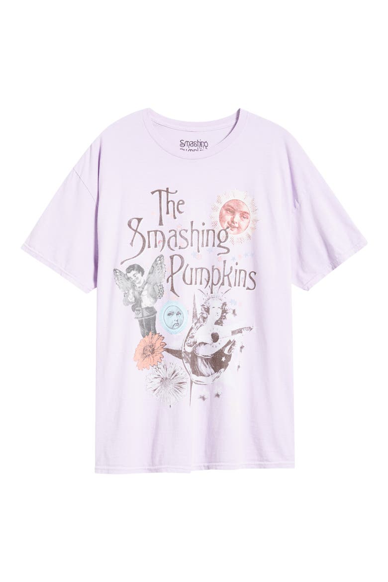 The Smashing Pumpkins Graphic T-Shirt, Alternate, color, LAVENDAR