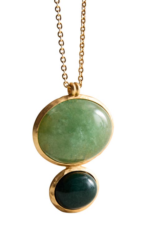Long Stone Necklace