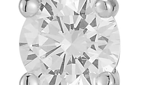 Shop Chloe & Madison Chloe And Madison Cubic Zirconia & Faux Pearl Stud Earrings In Silver