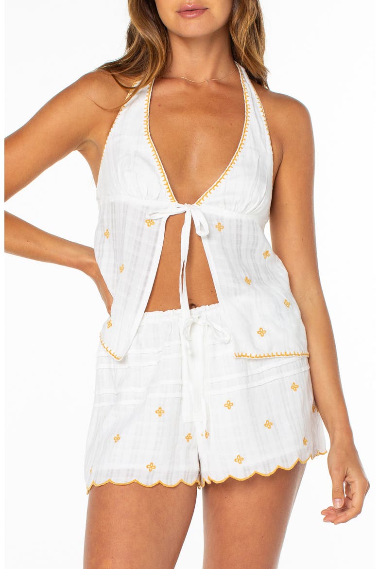 Fairweather Halter Top, Main, color, CLOUD DANCER