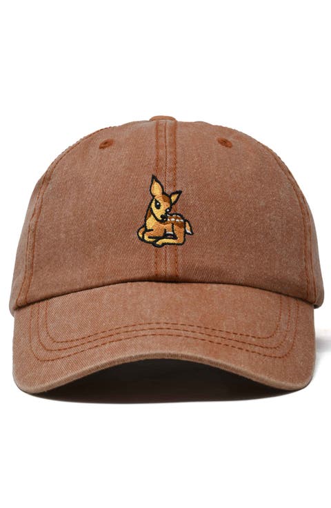 Fawn Embroidered Outdoor Cap