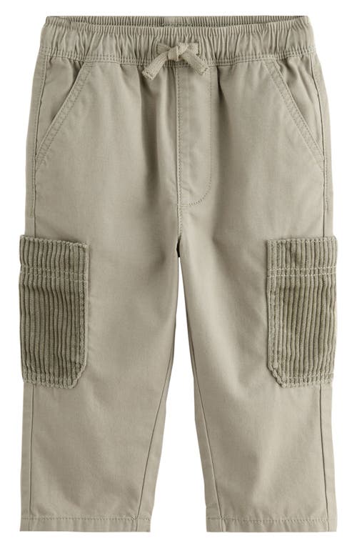 Next Kids' Cotton Corduroy Cargo Pants In Green