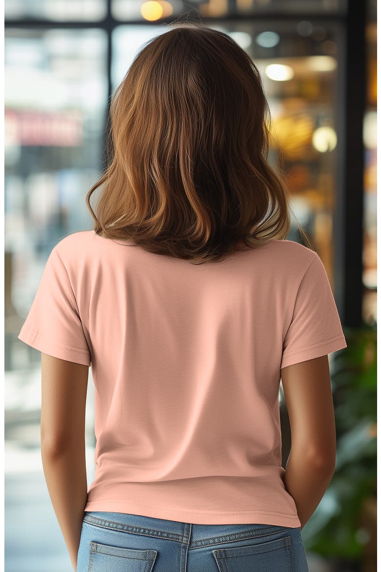 Smile Face Tee, Alternate, color, Terracotta
