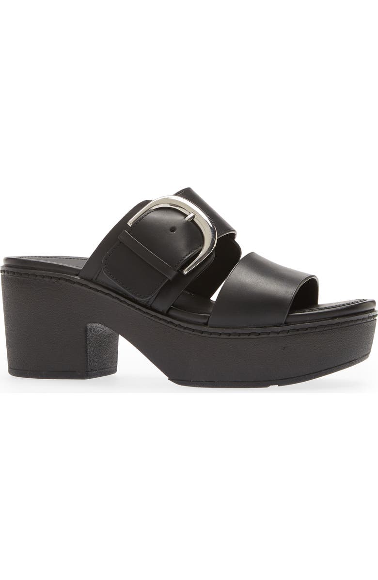 FitFlop Pilar Leather Platform Sandal, Alternate, color,