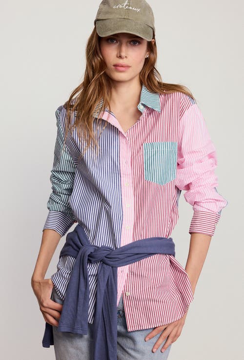 The Shirt By Rochelle Behrens The Boyfriend Shirt Multi