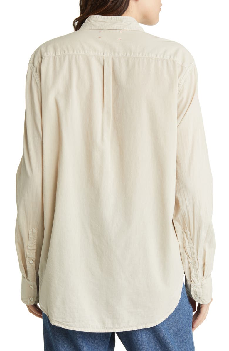 XÍRENA Beau Cotton Button-Up Shirt, Alternate, color, 