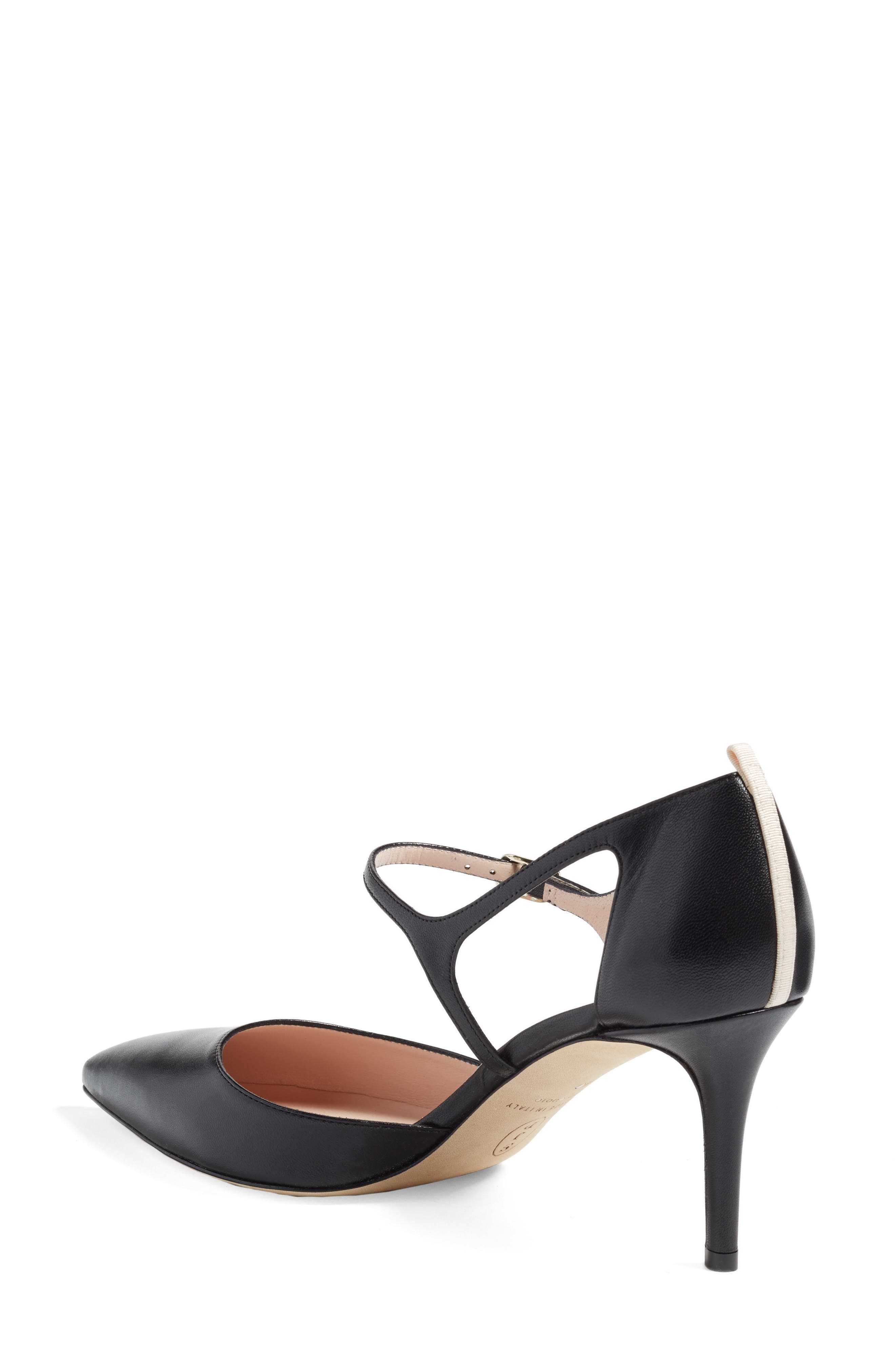 'Phoebe' Mary Jane Pump, Alternate, color, BLACK LEATHER