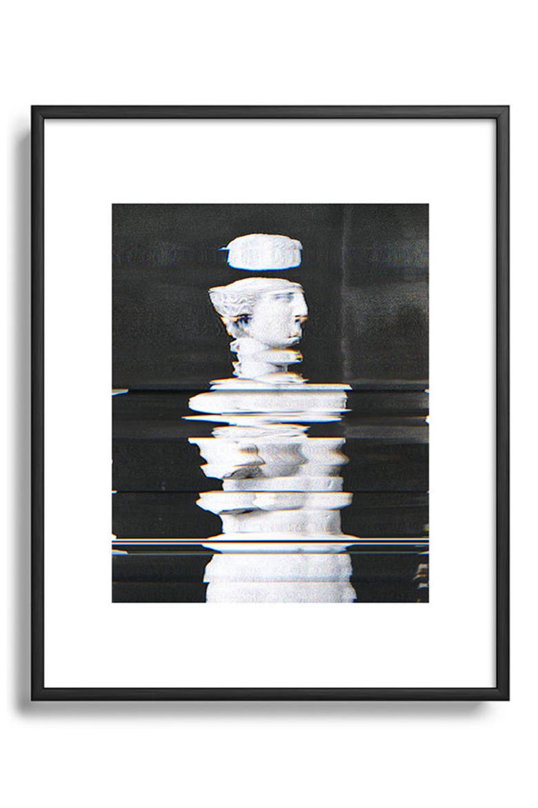Digitex Triacotine 16 Framed Art Print, Main, color, BLACK TONES