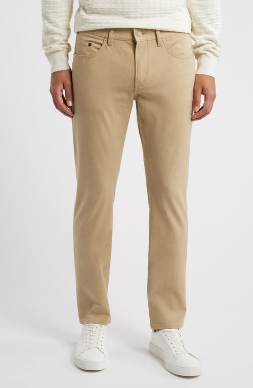Hugo Boss Boss Delaware Slim Fit Five Pocket Pants In Brown