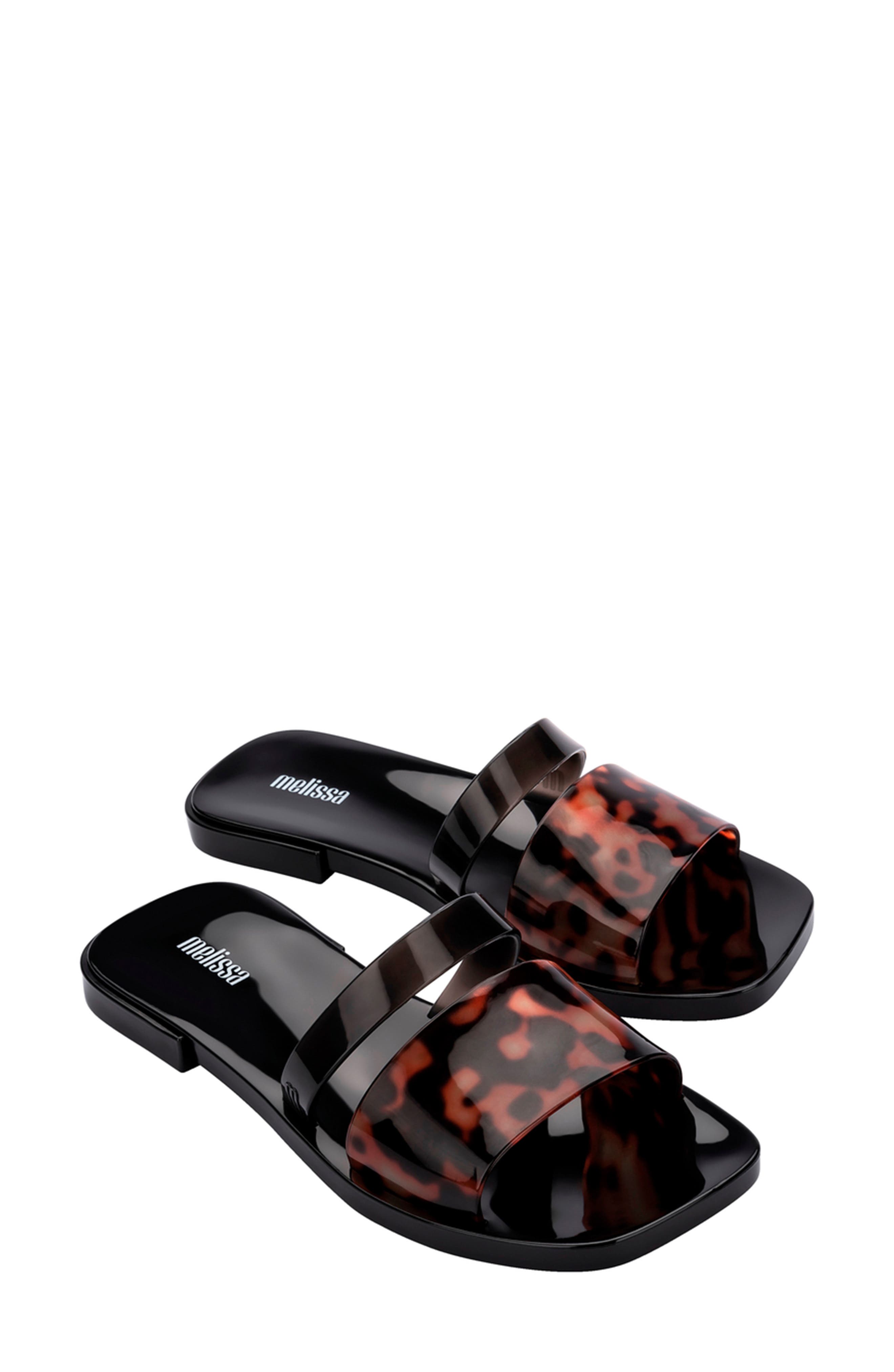 Melissa Ivy Water Resistant Slide Sandal, Main, color, Black