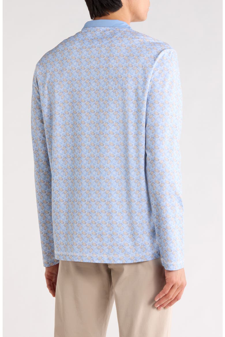 Long Sleeve Quarter Zip Pullover, Alternate, color, AIR BLUE