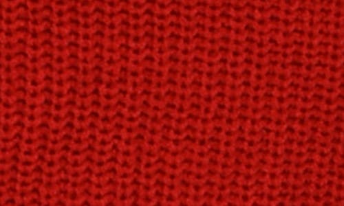 Truly Me Kids' Merry Holiday Pompom Embellished Graphic Sweater In Red