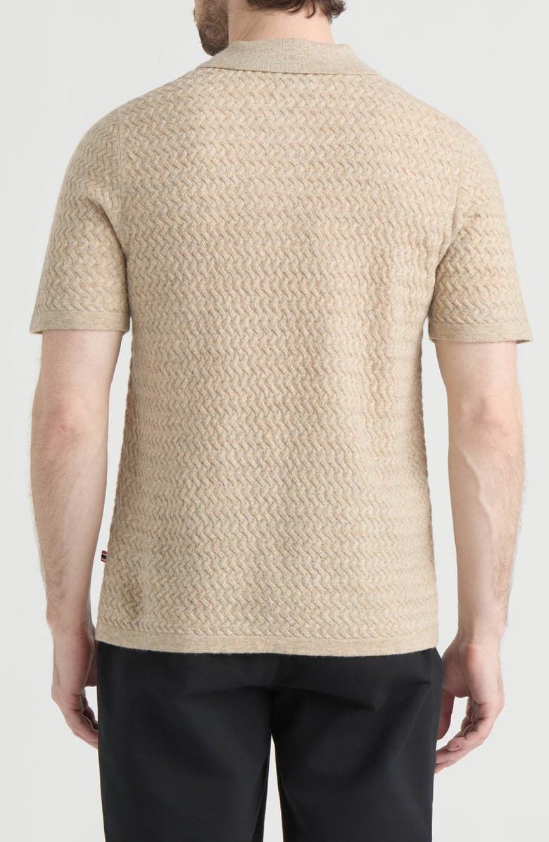 Hunter Lorne Half Zip Polo Sweater, Alternate, color, Pumice Stone