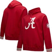 Mitchell & Ness Men's Mitchell & Ness Crimson Alabama Crimson Tide Chainstich Fleece Pullover Hoodie