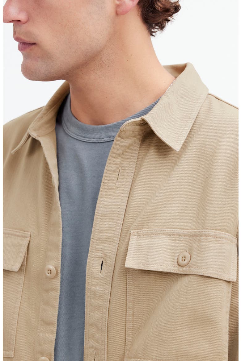 Garment Dyed Straight Hem Work Shirt, Alternate, color, DRIFTWOOD