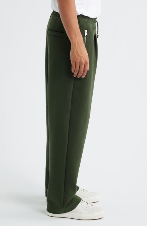 Hugo Boss Hugo Dargen Knit Drawstring Pants In Green