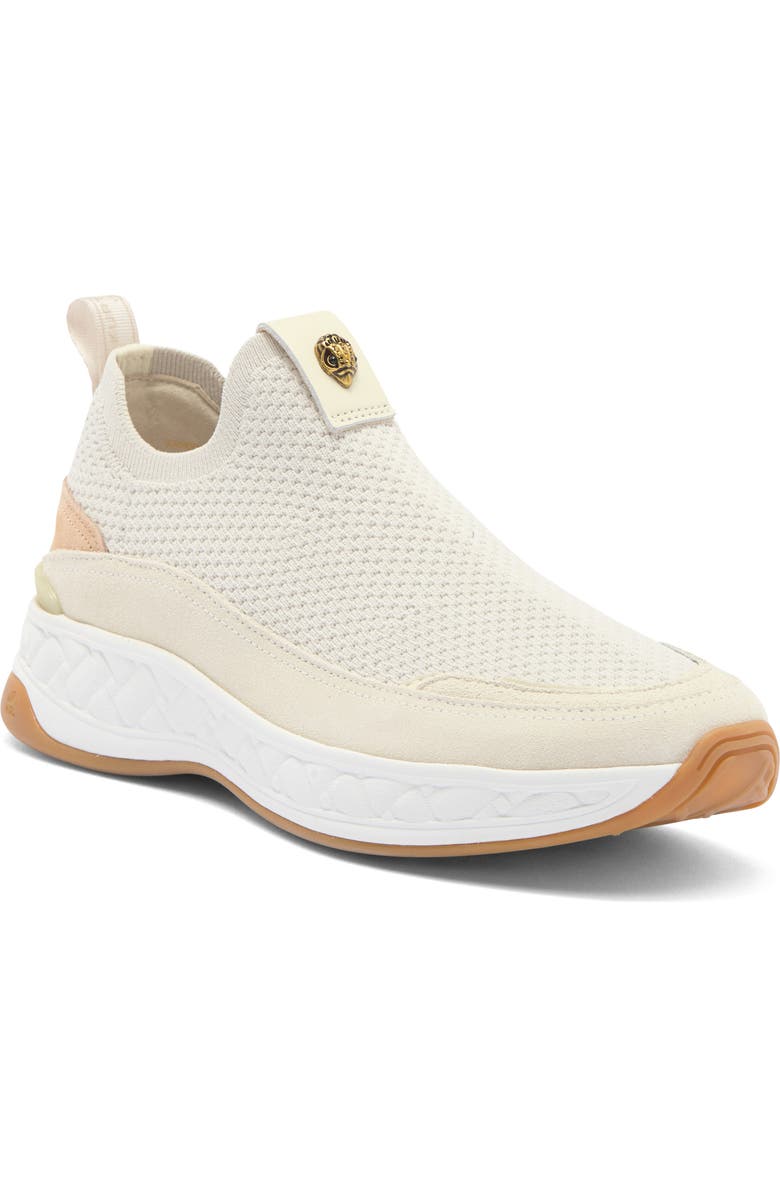 Kurt Geiger London Kensington Knit Slip-On Sneaker, Main, color, Bone