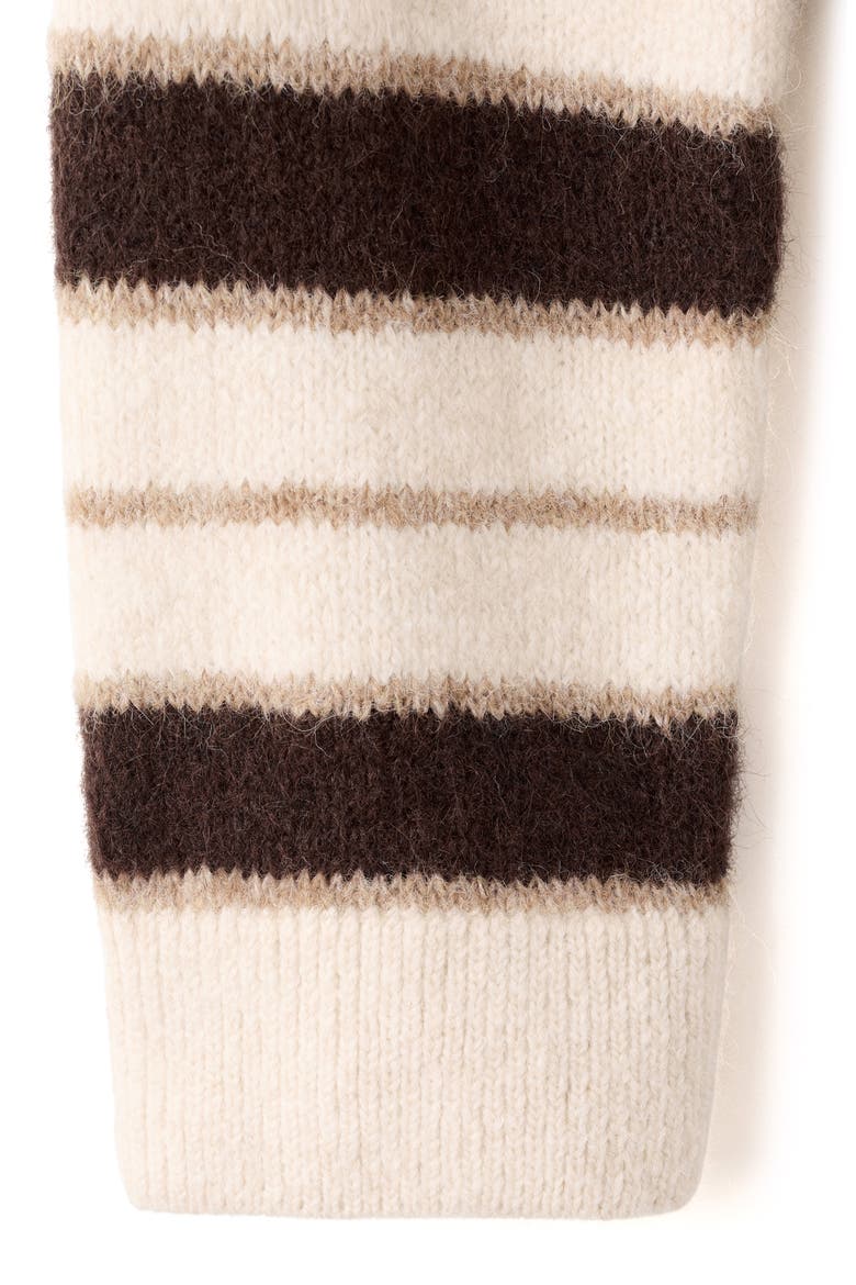 Nuevayol Stripe Sweater, Alternate, color, ECRU