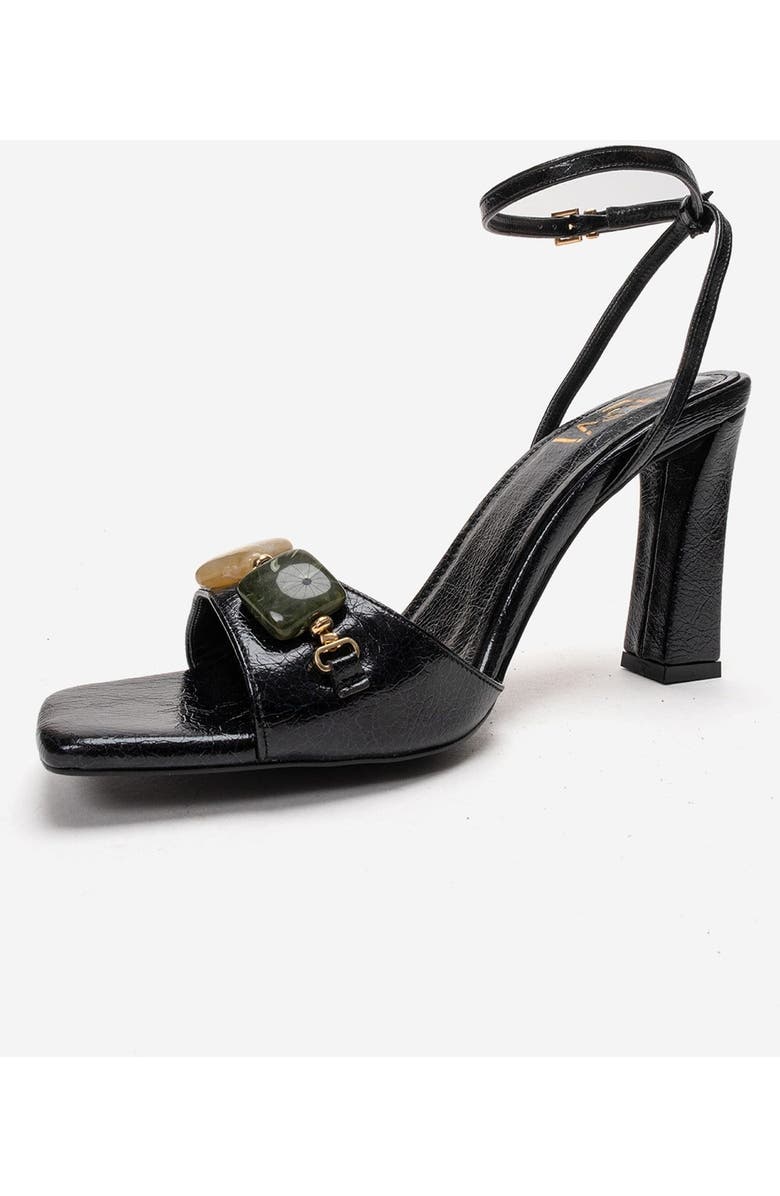 Prologue Shoes Franca Block Heel Sandal, Alternate, color, Black