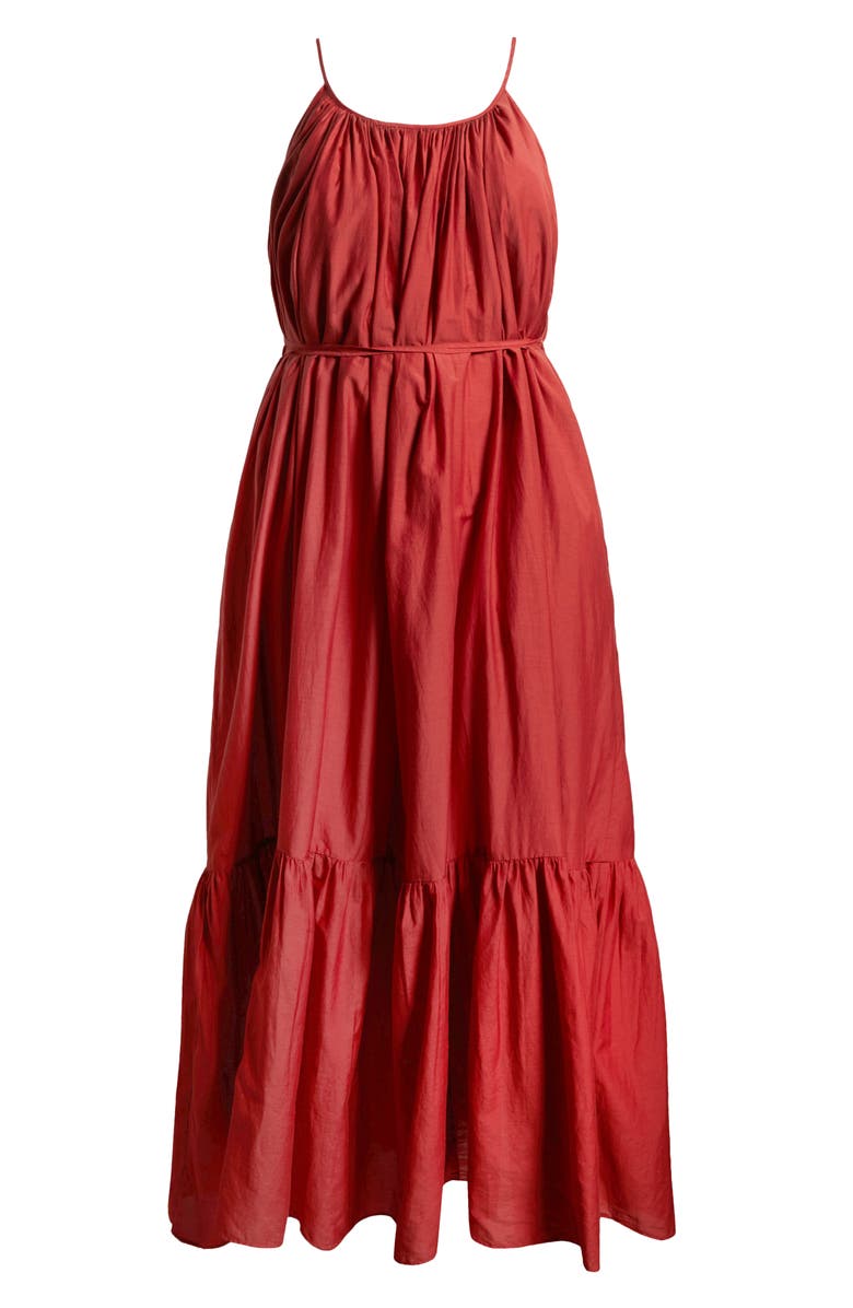 Nordstrom Tie Back Tiered Maxi Dress, Alternate, color,