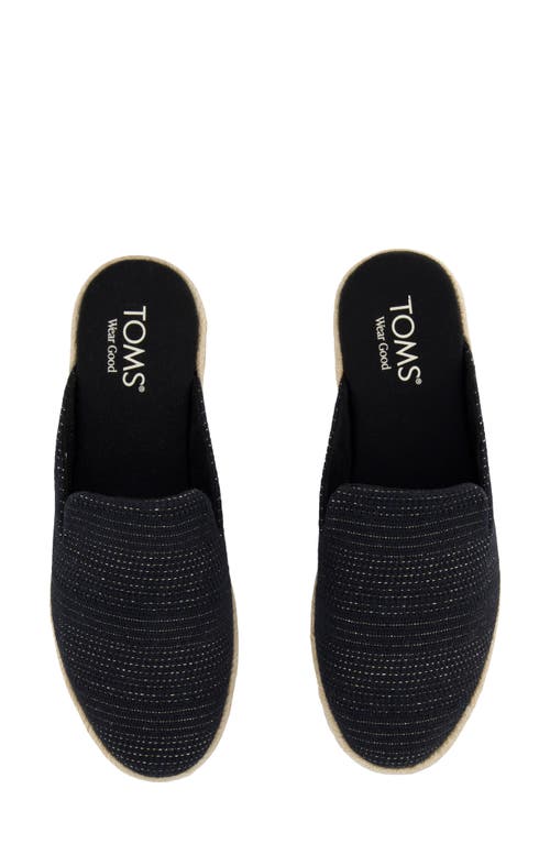 Shop Toms Santiago Espadrille Mule In Black