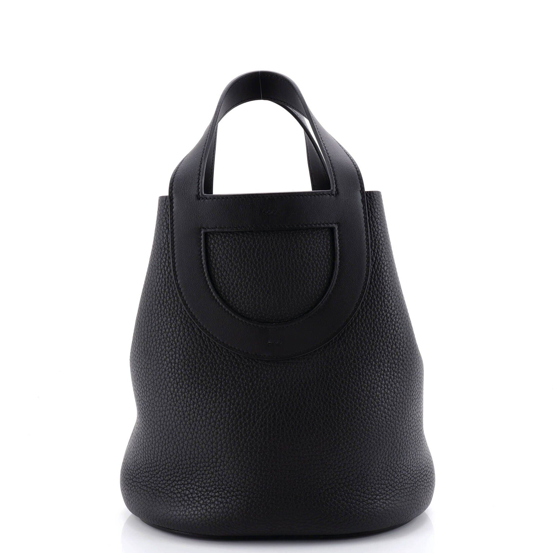 Pre-Owned Hermes In-The-Loop Bag Clemence with Swift 23, Main, color, Noir