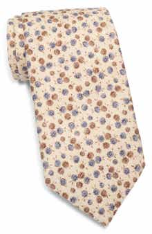 Floral Silk Tie