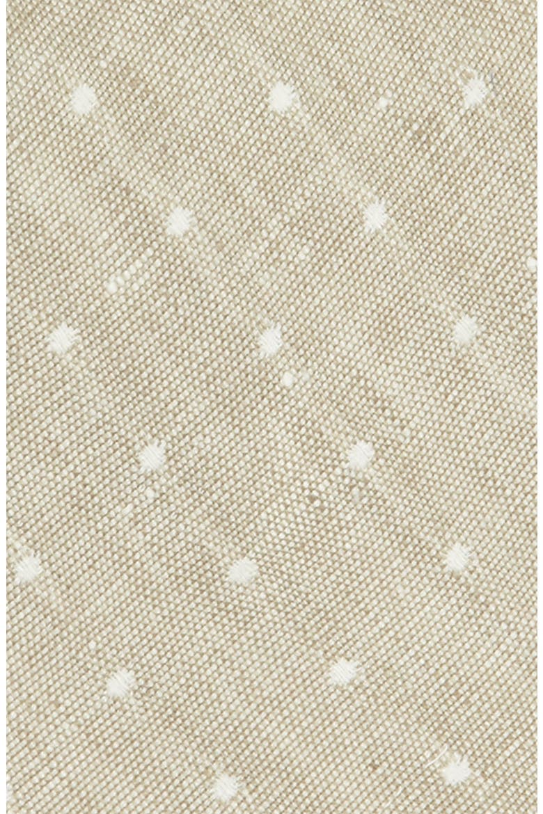 Polka Dot Tie, Alternate, color, TAUPE