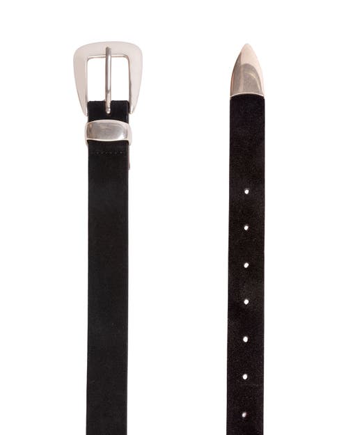 Black Suede Studio Tetra Belt In Multi