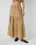 WeWoreWhat Midi Pull On Skirt