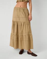 WeWoreWhat Midi Pull On Skirt