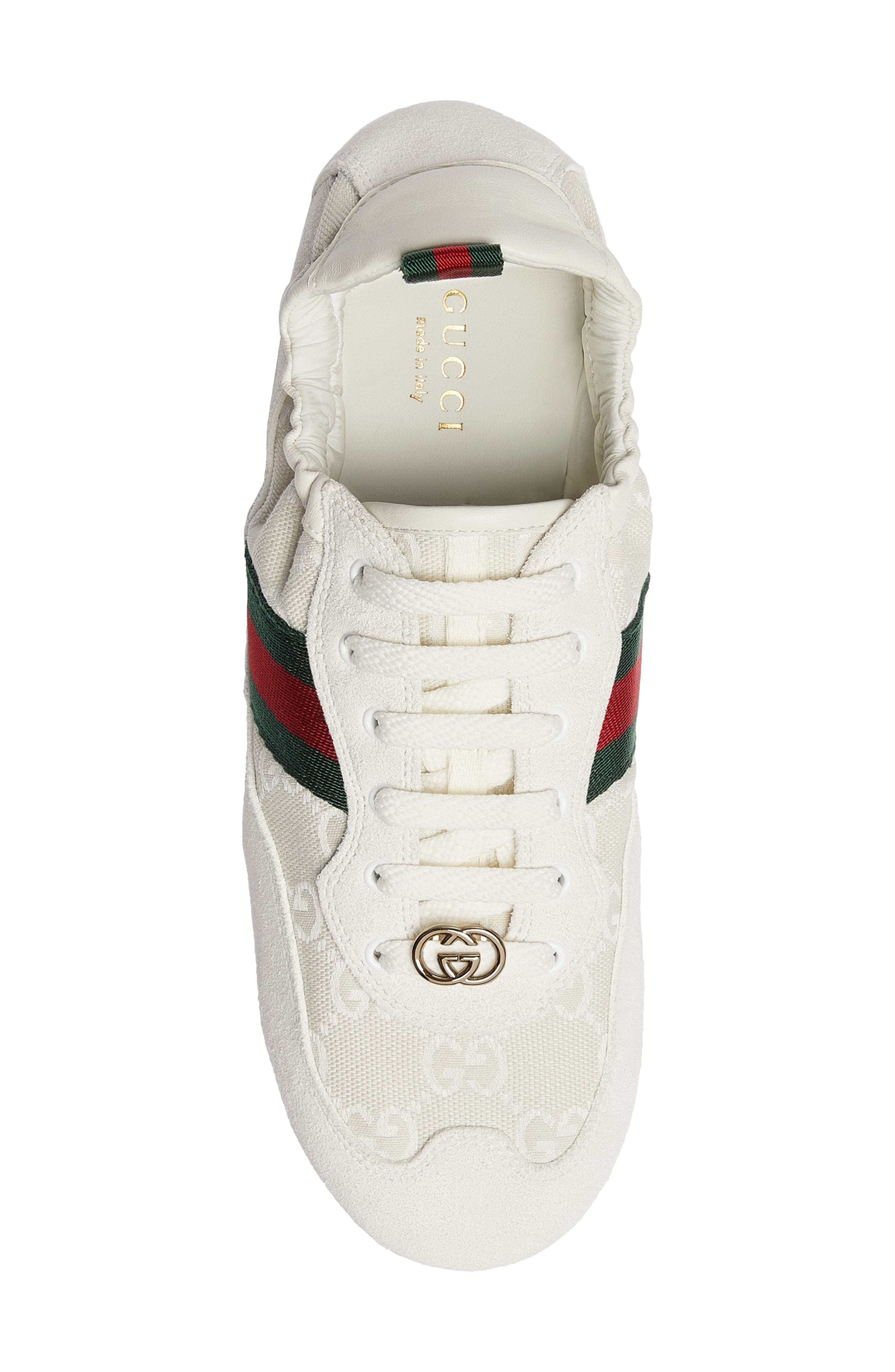 Gucci GG Shift Sneaker, Alternate, color, White