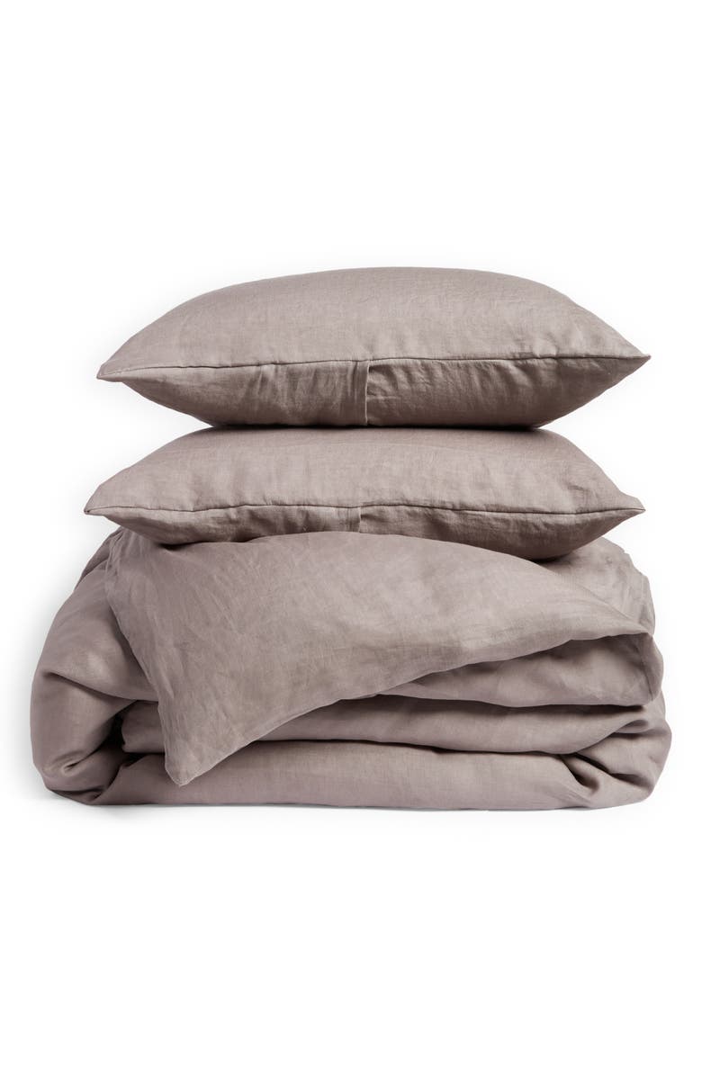 Nordstrom Linen Duvet Cover & Shams Set, Main, color,