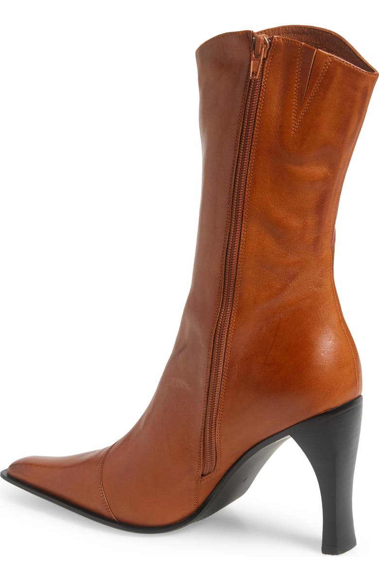 Jeffrey Campbell Be Bold Western Boot, Alternate, color, Tan Distressed