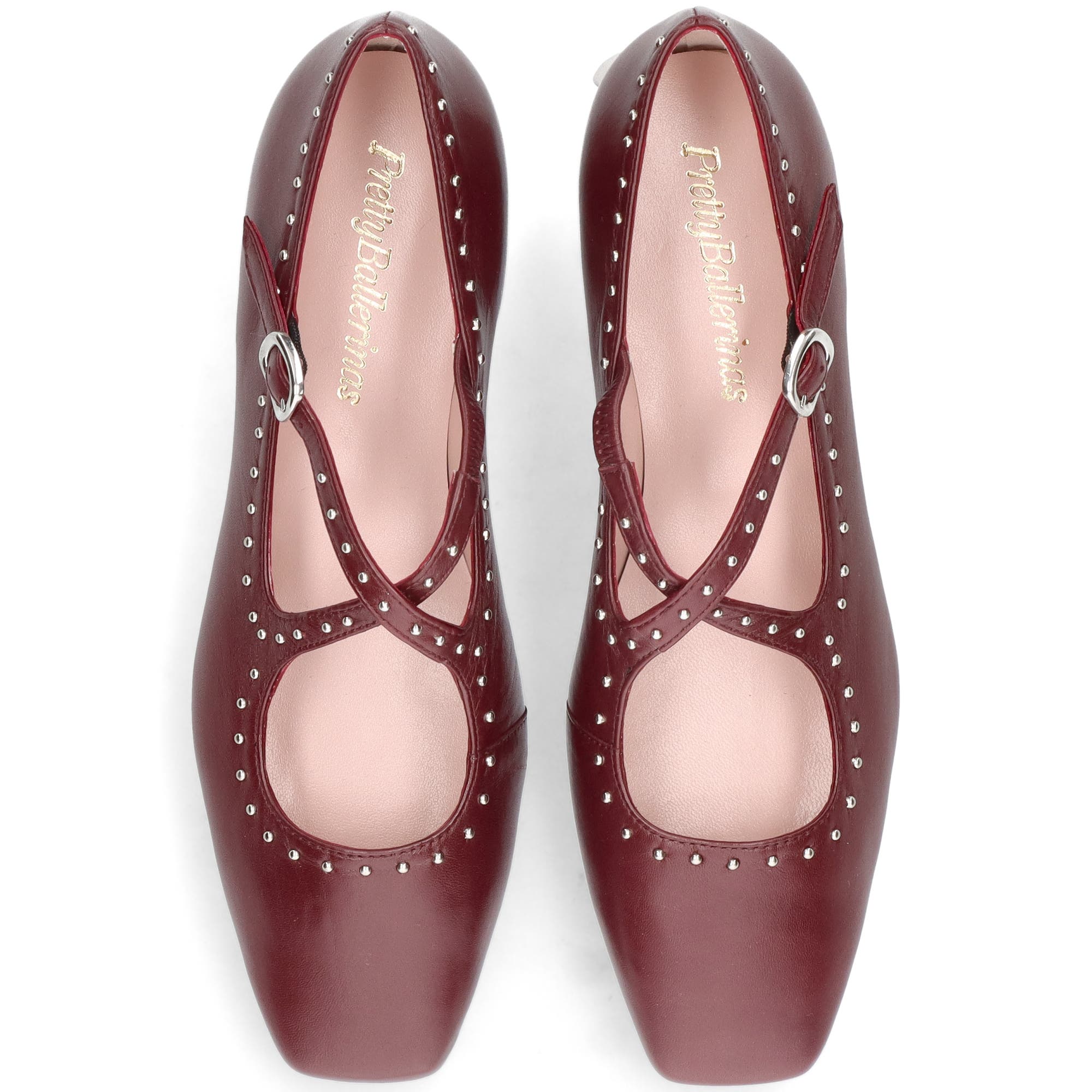 Criss Cross Mary Jane, Alternate, color, Burgundy