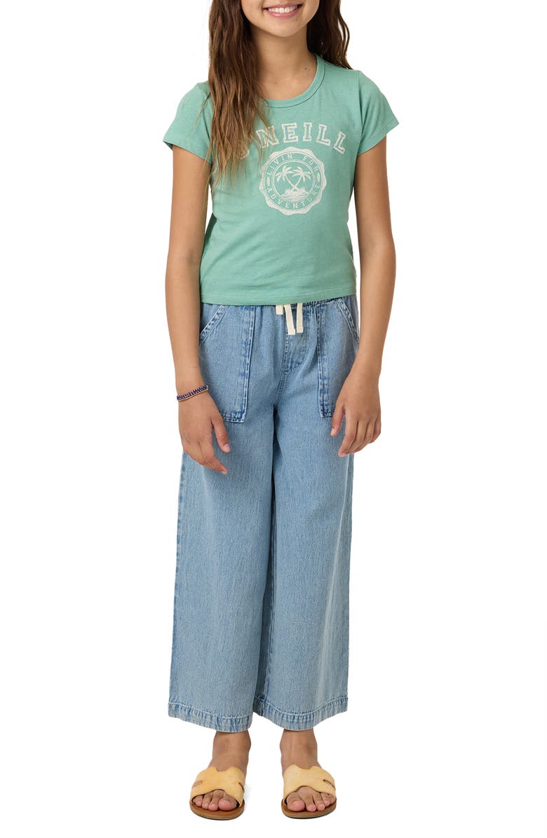 O'Neill Kids' Athletic Seal Cotton Graphic T-Shirt, Alternate, color, Green