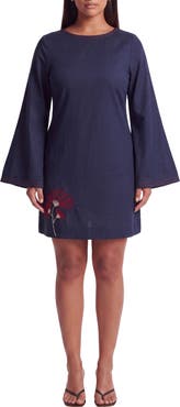 Celina Moon Sia Floral Embroidered Minidress