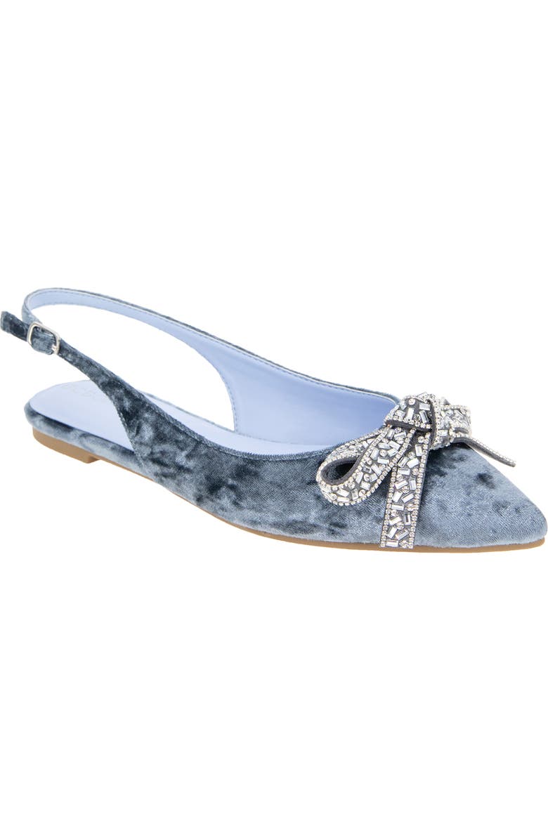 BCBGeneration Katly Slingback Pointed Toe Flat, Main, color, Skyway