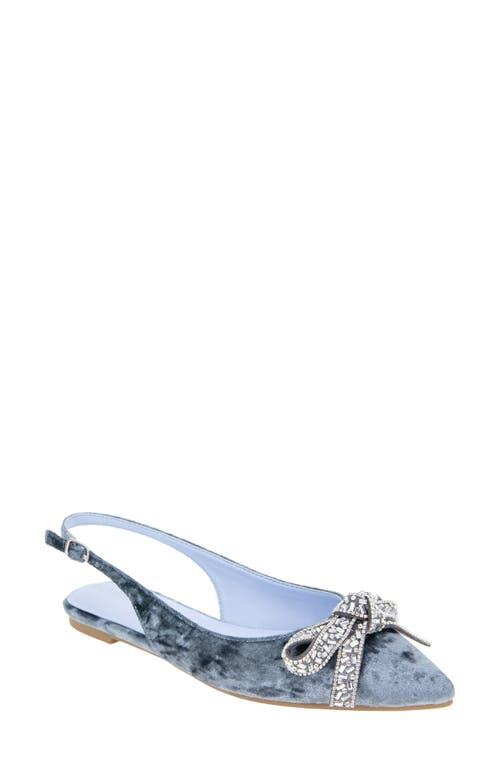 bcbg Katly Slingback Pointed Toe Flat in Skyway 