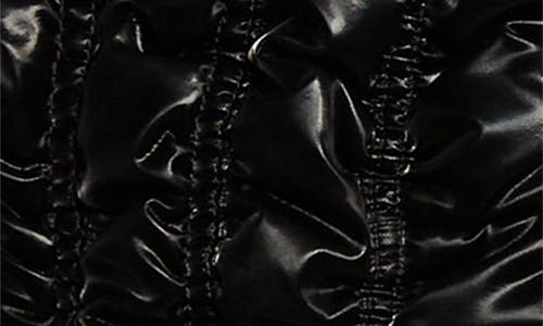 Junya Watanabe Ruched Bomber Puffer Jacket In Black