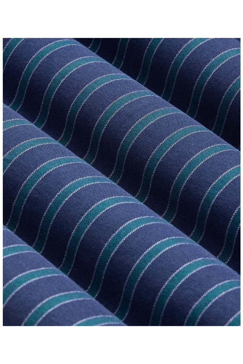 Friday Stripe Cotton Oxford Cloth Button-Down Shirt, Alternate, color, NAVYSTP