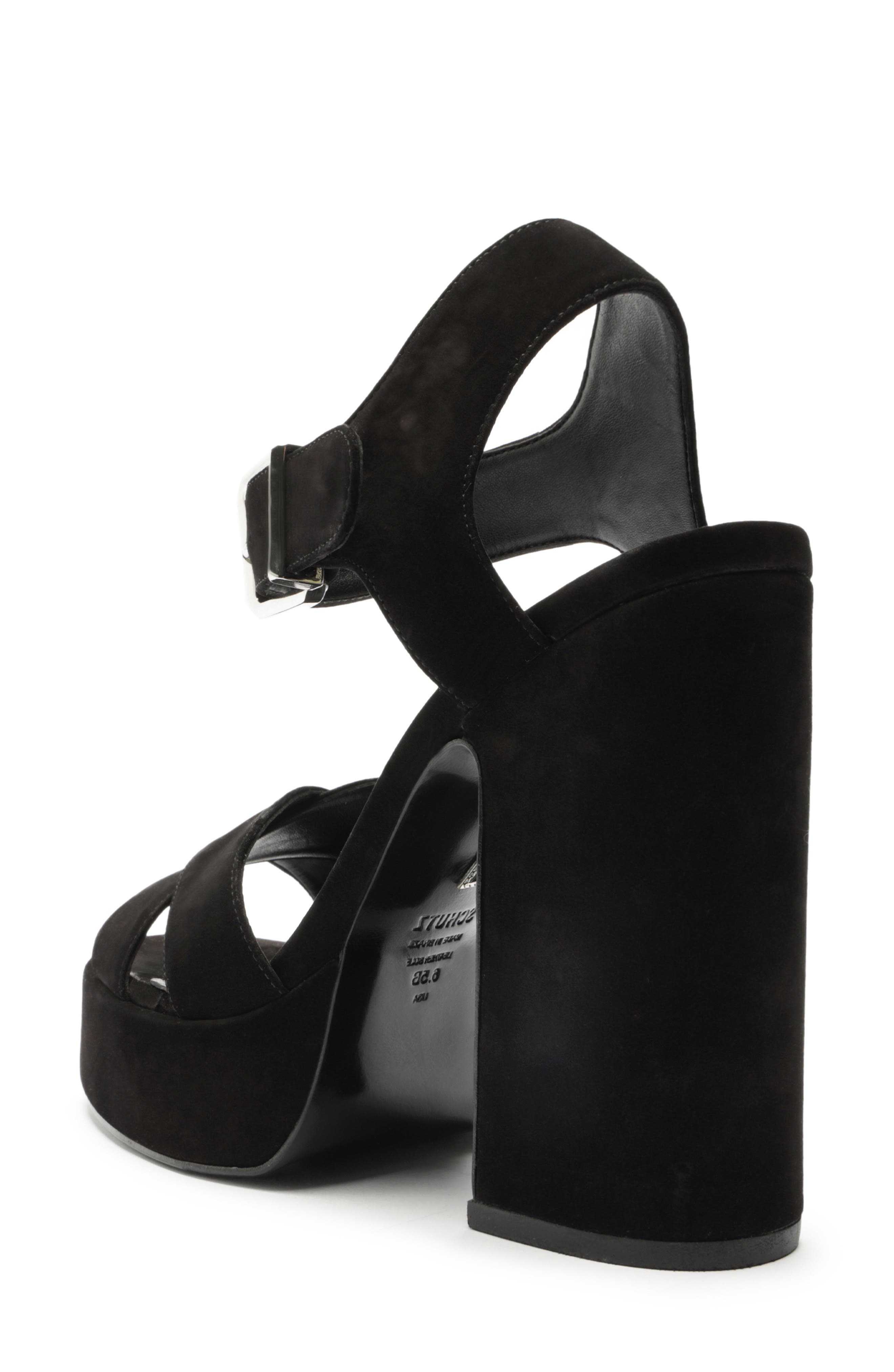Schutz Penelope Ankle Strap Platform Sandal, Alternate, color, 