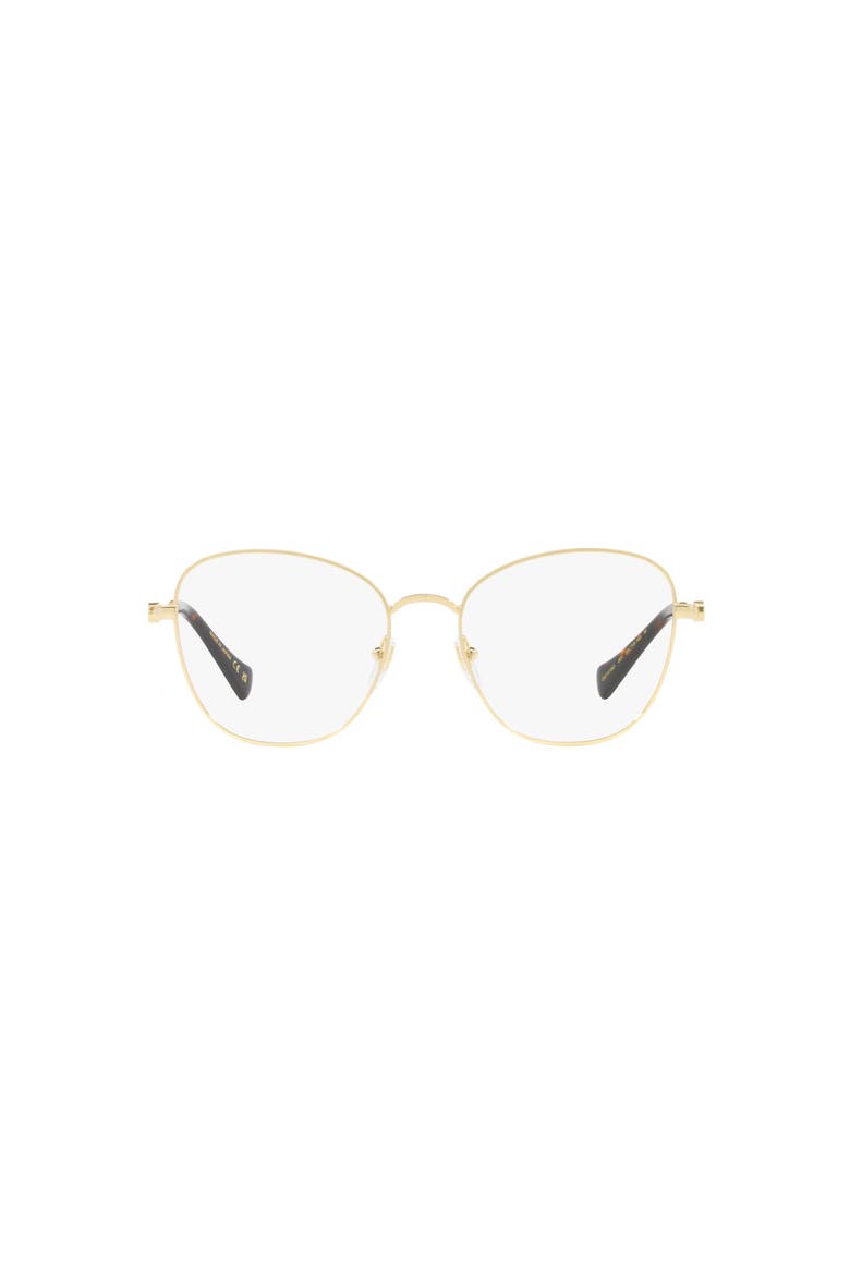 55mm Cat Eye optical glasses, Alternate, color, Gold