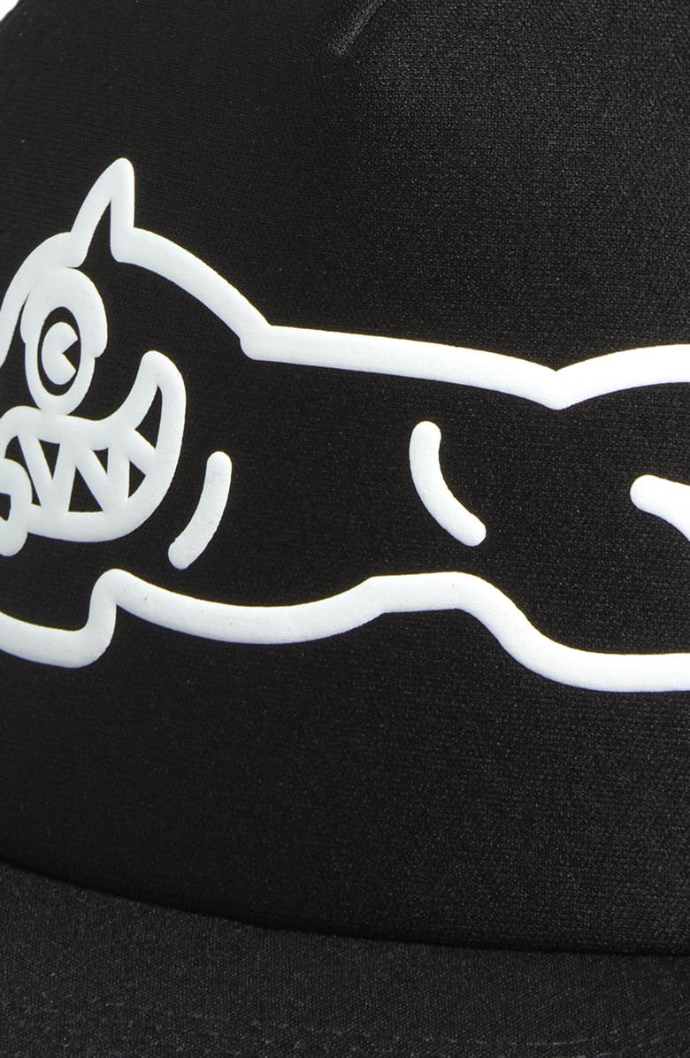 ICECREAM Running Dog Trucker Hat, Alternate, color, Black